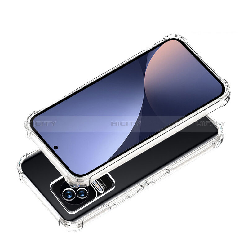 Custodia Silicone Trasparente Ultra Sottile Morbida T04 per Xiaomi Poco F4 5G Chiaro