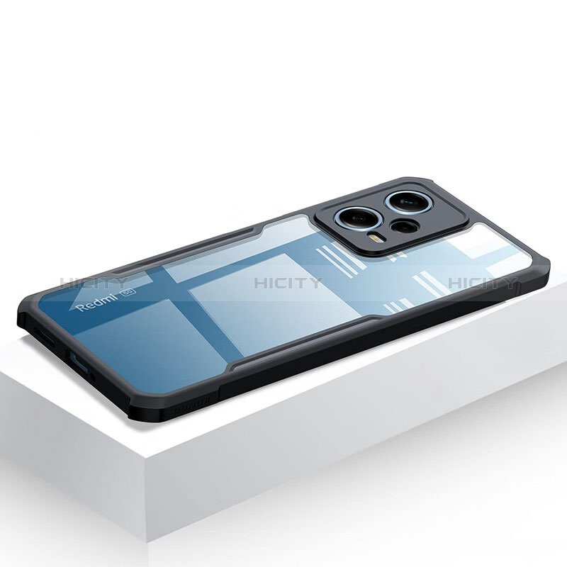 Custodia Silicone Trasparente Ultra Sottile Morbida T04 per Xiaomi Poco X5 5G Nero