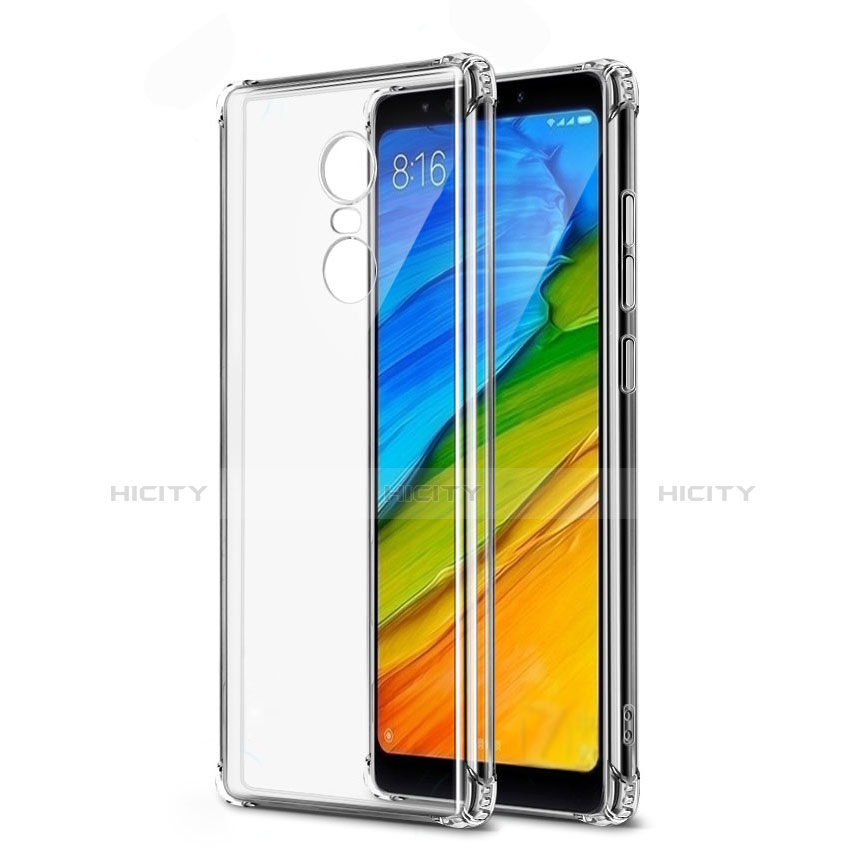 Custodia Silicone Trasparente Ultra Sottile Morbida T04 per Xiaomi Redmi 5 Plus Chiaro