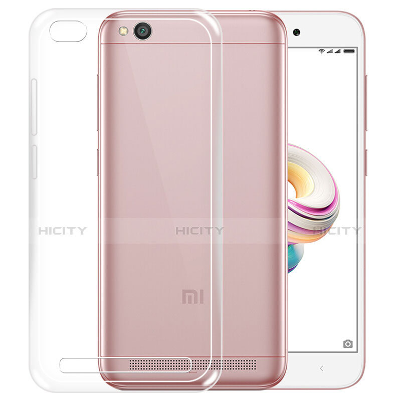 Custodia Silicone Trasparente Ultra Sottile Morbida T04 per Xiaomi Redmi 5A Chiaro