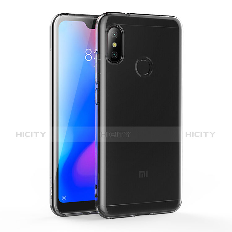 Custodia Silicone Trasparente Ultra Sottile Morbida T04 per Xiaomi Redmi 6 Pro Chiaro