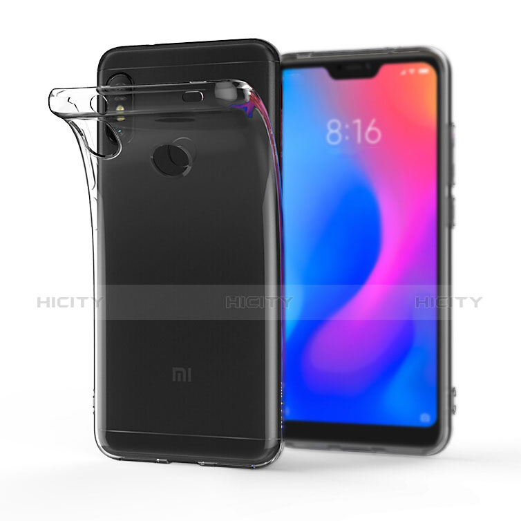 Custodia Silicone Trasparente Ultra Sottile Morbida T04 per Xiaomi Redmi 6 Pro Chiaro