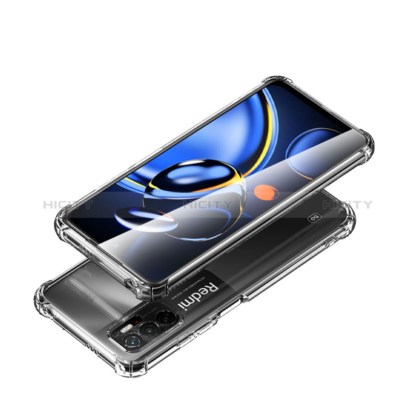 Custodia Silicone Trasparente Ultra Sottile Morbida T04 per Xiaomi Redmi Note 10 5G Chiaro