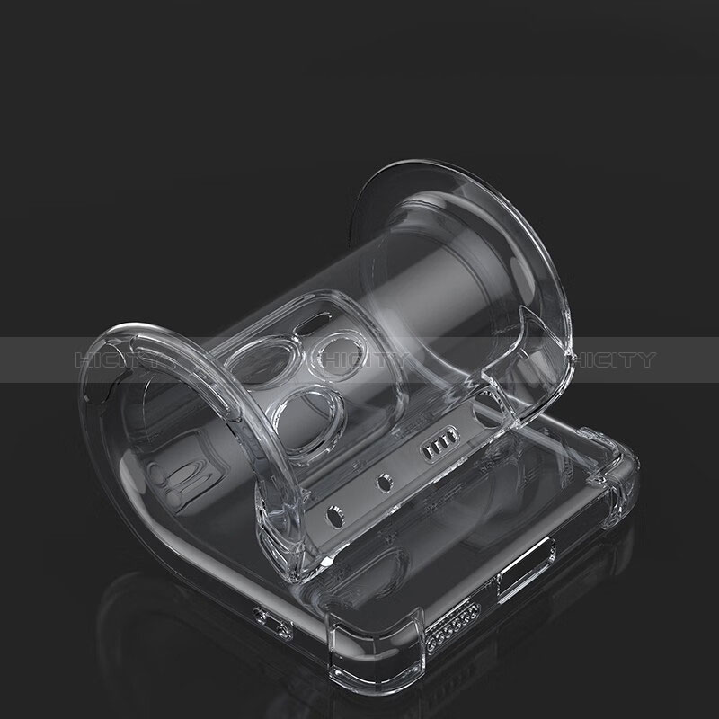 Custodia Silicone Trasparente Ultra Sottile Morbida T04 per Xiaomi Redmi Note 12 Pro Speed 5G Chiaro