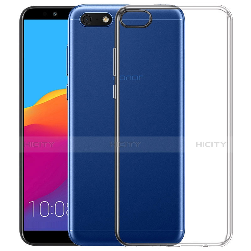 Custodia Silicone Trasparente Ultra Sottile Morbida T06 per Huawei Honor Play 7 Chiaro