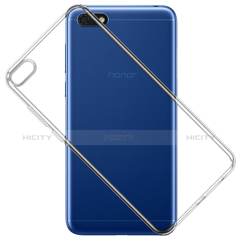 Custodia Silicone Trasparente Ultra Sottile Morbida T06 per Huawei Honor Play 7 Chiaro