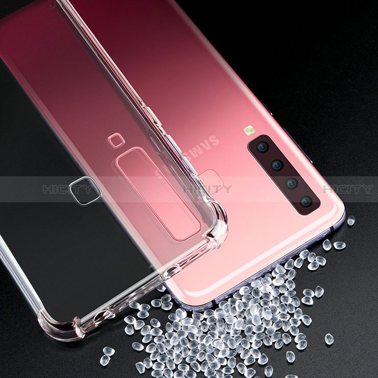 Custodia Silicone Trasparente Ultra Sottile Morbida T06 per Samsung Galaxy A9 (2018) A920 Chiaro