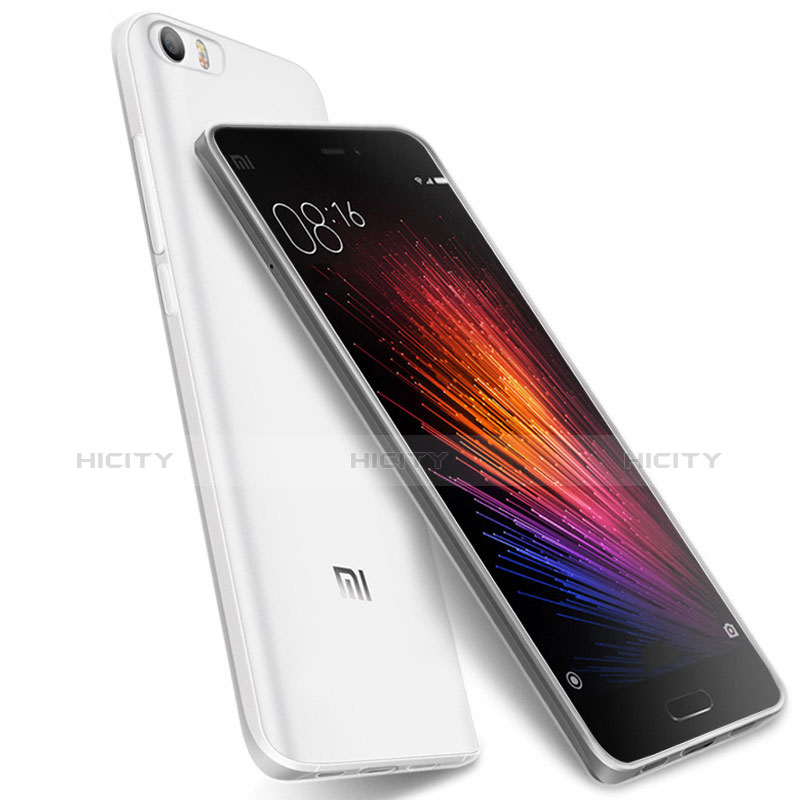 Custodia Silicone Trasparente Ultra Sottile Morbida T06 per Xiaomi Mi 5 Chiaro