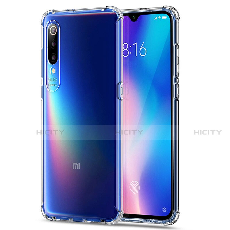 Custodia Silicone Trasparente Ultra Sottile Morbida T06 per Xiaomi Mi 9 Lite Chiaro