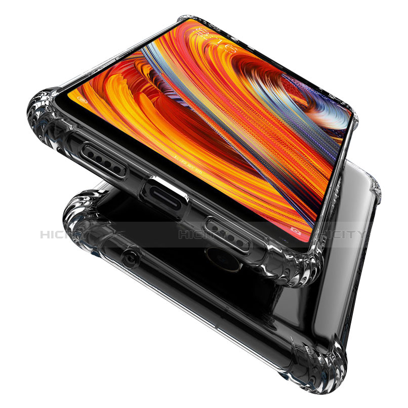 Custodia Silicone Trasparente Ultra Sottile Morbida T06 per Xiaomi Mi Mix Evo Chiaro