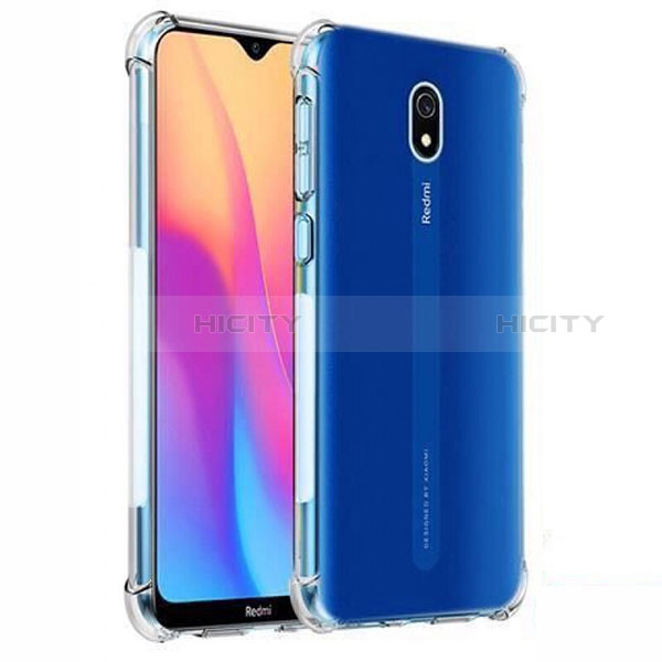 Custodia Silicone Trasparente Ultra Sottile Morbida T06 per Xiaomi Redmi 8A Chiaro