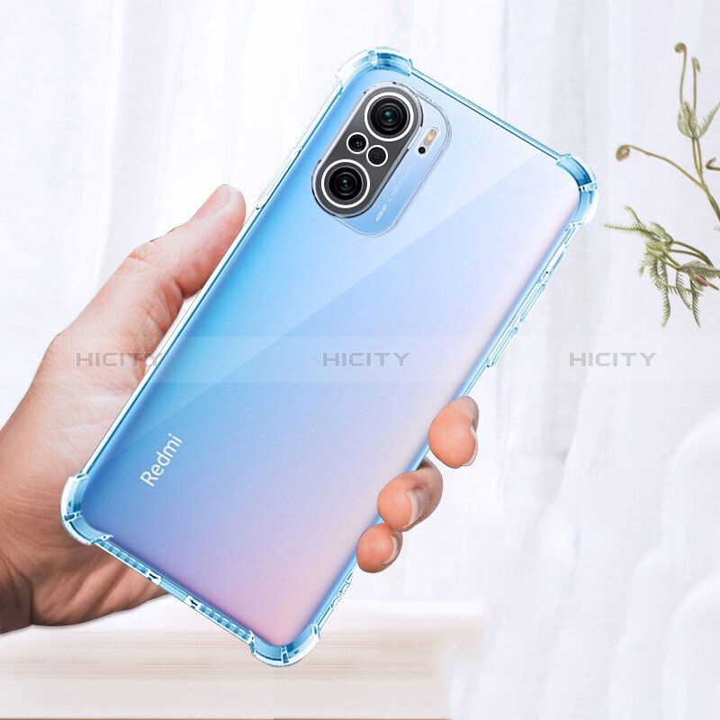 Custodia Silicone Trasparente Ultra Sottile Morbida T06 per Xiaomi Redmi K40 Pro+ Plus 5G Chiaro