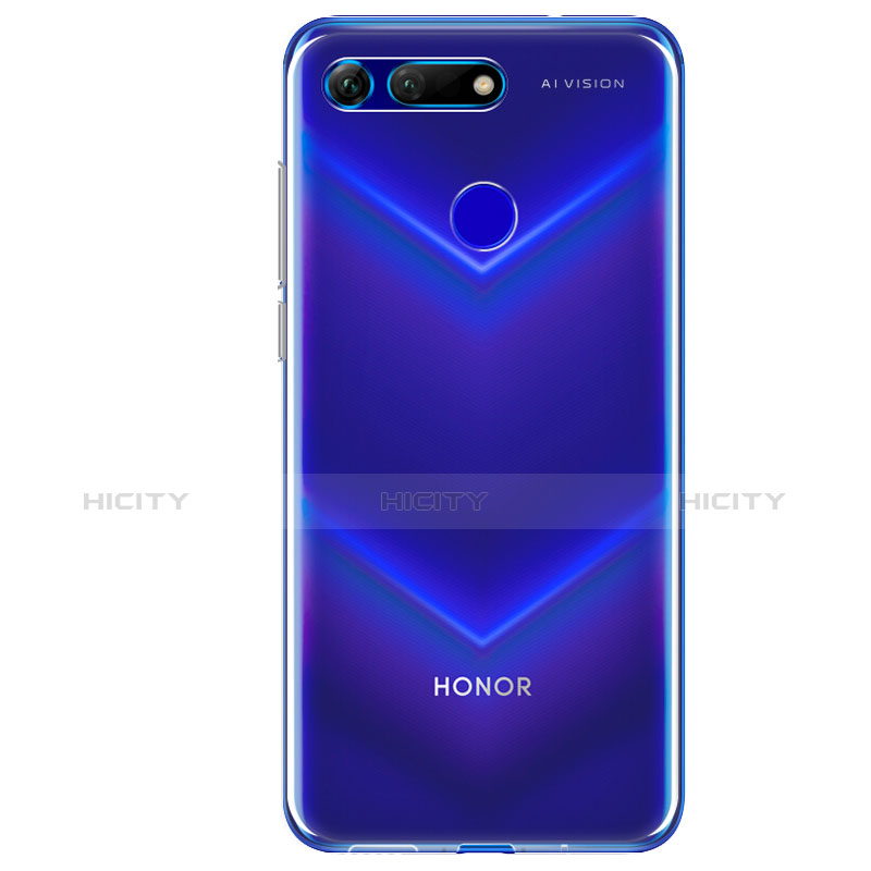 Custodia Silicone Trasparente Ultra Sottile Morbida T07 per Huawei Honor V20 Chiaro