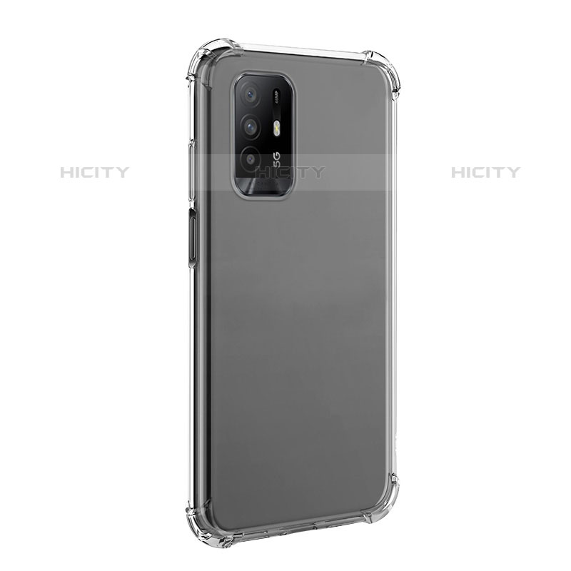 Custodia Silicone Trasparente Ultra Sottile Morbida T07 per Oppo F19 Pro+ Plus 5G Chiaro