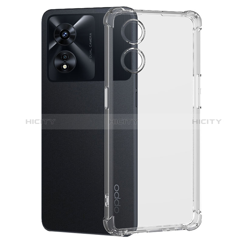 Custodia Silicone Trasparente Ultra Sottile Morbida T07 per Oppo Reno8 T 5G Chiaro