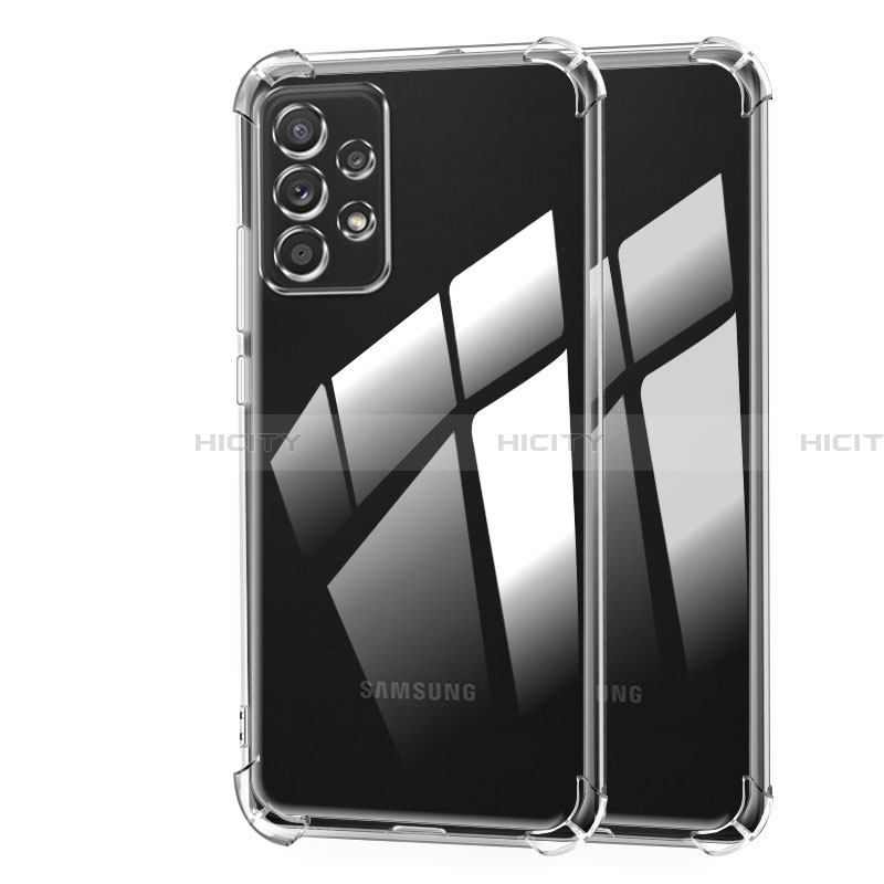 Custodia Silicone Trasparente Ultra Sottile Morbida T07 per Samsung Galaxy A23 4G Chiaro