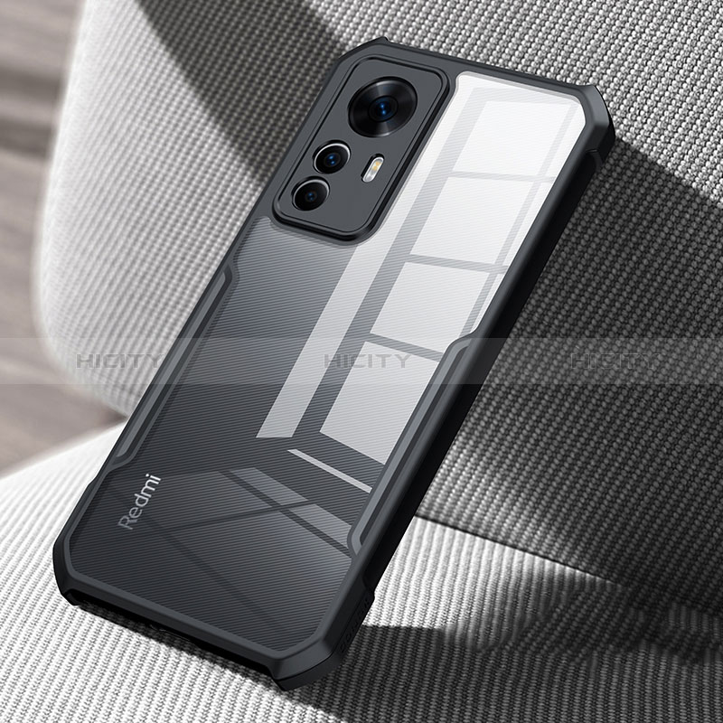 Custodia Silicone Trasparente Ultra Sottile Morbida T07 per Xiaomi Mi 12T 5G Nero