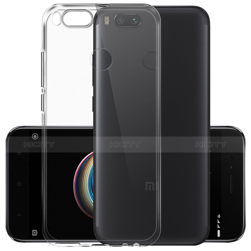 Custodia Silicone Trasparente Ultra Sottile Morbida T07 per Xiaomi Mi 5X Chiaro