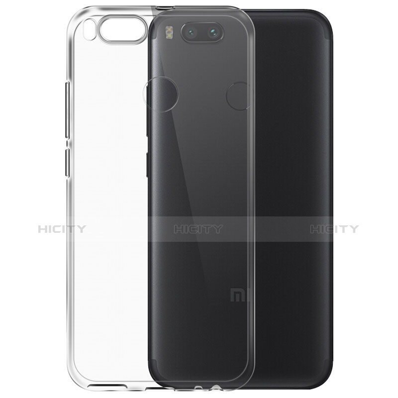 Custodia Silicone Trasparente Ultra Sottile Morbida T07 per Xiaomi Mi 5X Chiaro