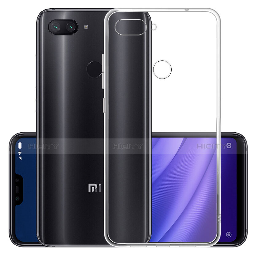 Custodia Silicone Trasparente Ultra Sottile Morbida T07 per Xiaomi Mi 8 Lite Chiaro