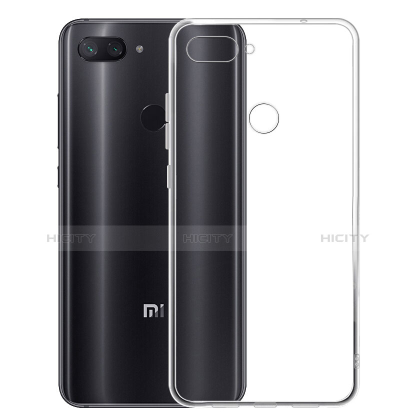 Custodia Silicone Trasparente Ultra Sottile Morbida T07 per Xiaomi Mi 8 Lite Chiaro