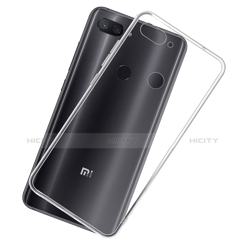 Custodia Silicone Trasparente Ultra Sottile Morbida T07 per Xiaomi Mi 8 Lite Chiaro