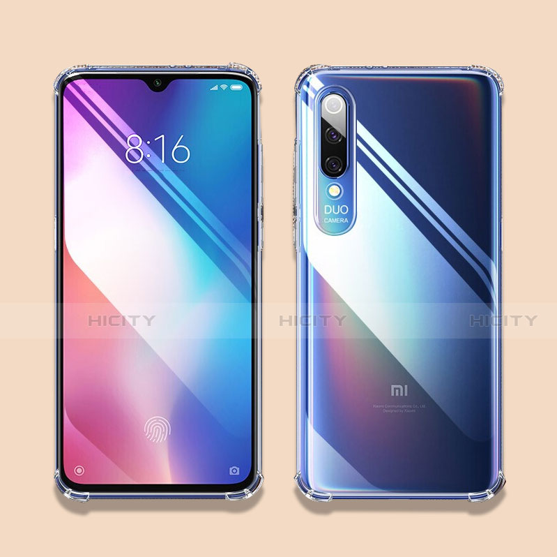 Custodia Silicone Trasparente Ultra Sottile Morbida T07 per Xiaomi Mi A3 Lite Chiaro