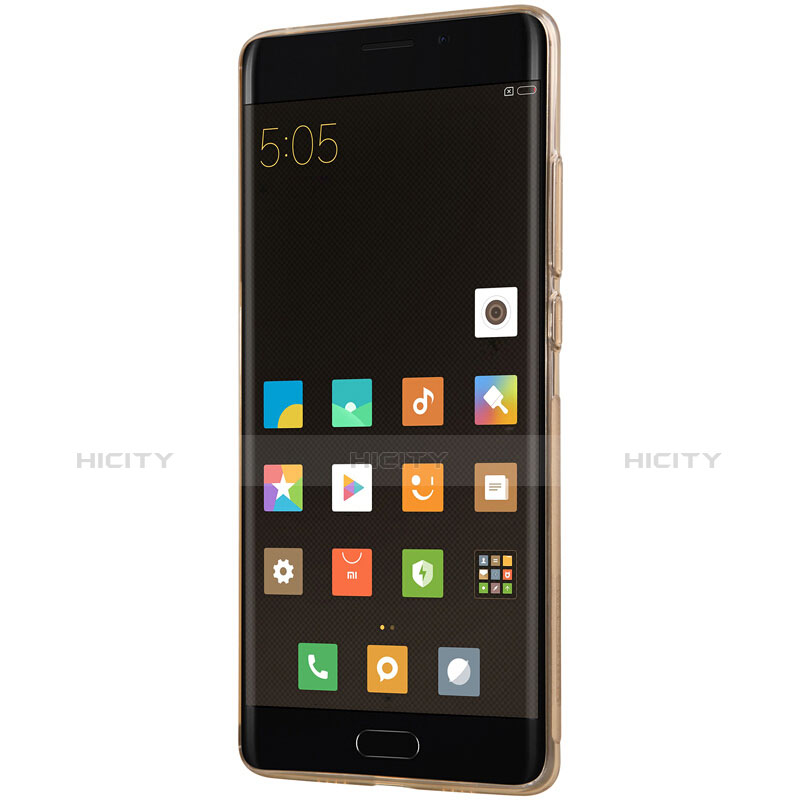 Custodia Silicone Trasparente Ultra Sottile Morbida T07 per Xiaomi Mi Note 2 Special Edition Oro