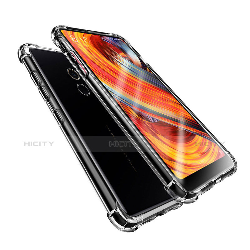 Custodia Silicone Trasparente Ultra Sottile Morbida T08 per Xiaomi Mi Mix Evo Chiaro