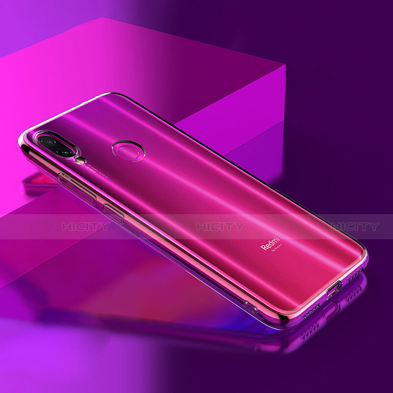 Custodia Silicone Trasparente Ultra Sottile Morbida T08 per Xiaomi Redmi Note 7 Pro Chiaro