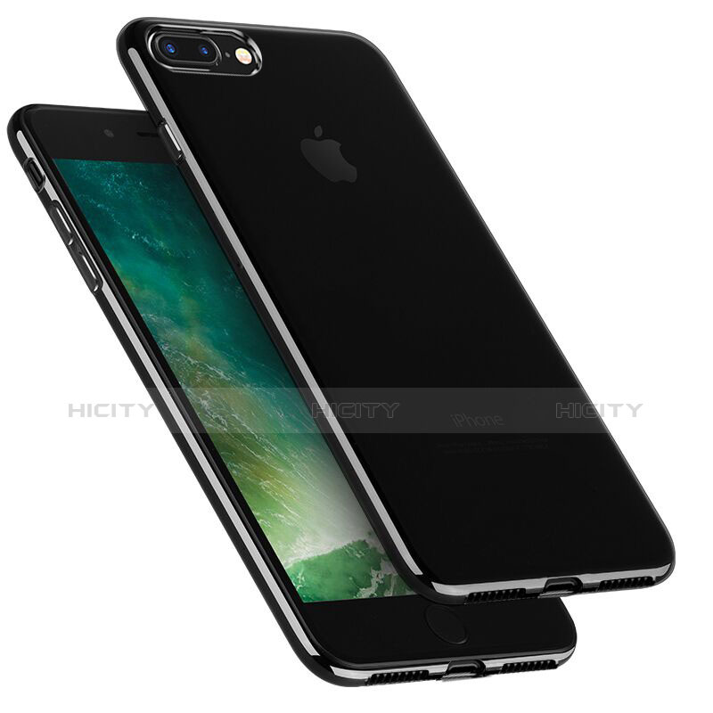 Custodia Silicone Trasparente Ultra Sottile Morbida T09 per Apple iPhone 7 Plus Chiaro