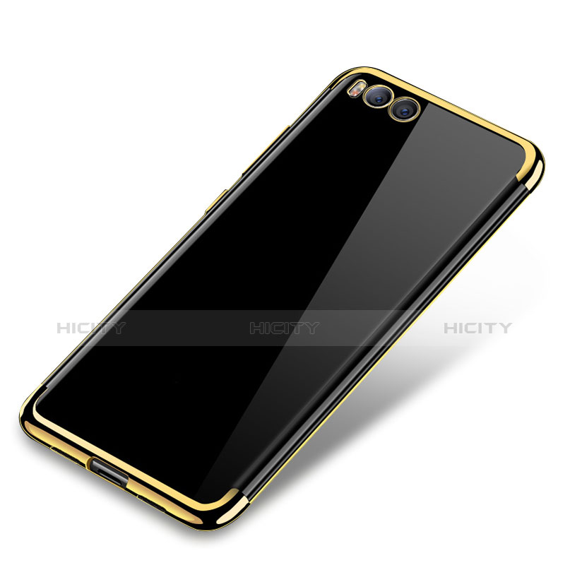 Custodia Silicone Trasparente Ultra Sottile Morbida T10 per Xiaomi Mi 6 Oro