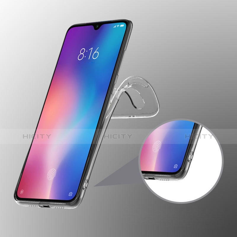 Custodia Silicone Trasparente Ultra Sottile Morbida T10 per Xiaomi Mi 9 SE Chiaro