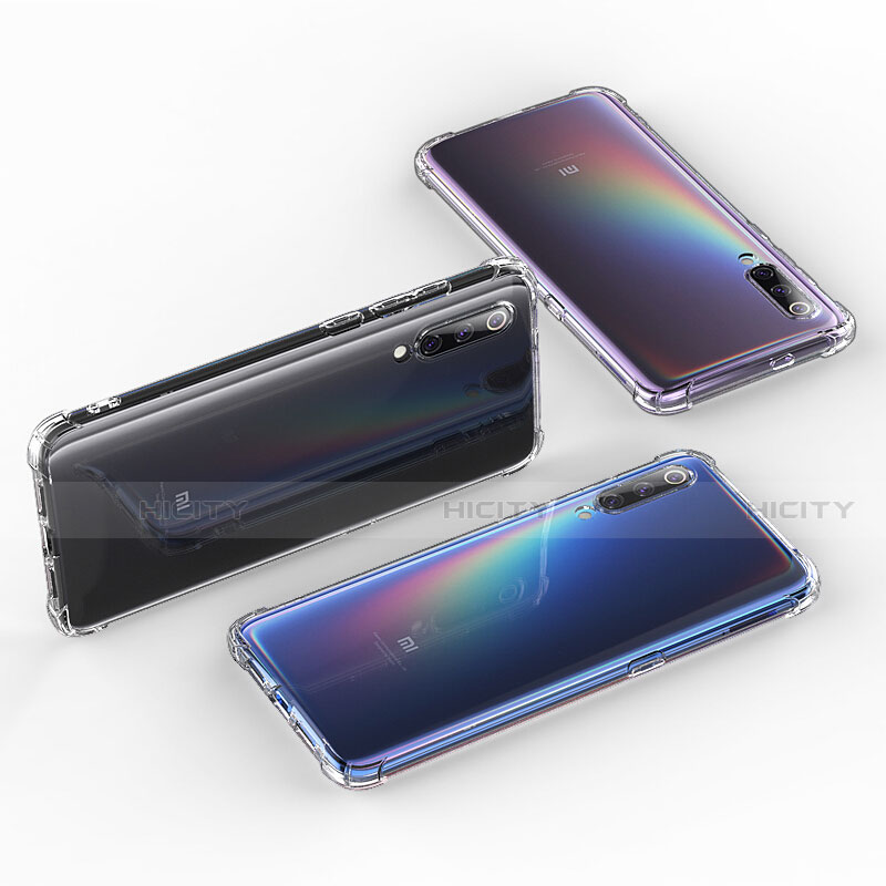 Custodia Silicone Trasparente Ultra Sottile Morbida T11 per Xiaomi Mi 9 Lite Chiaro