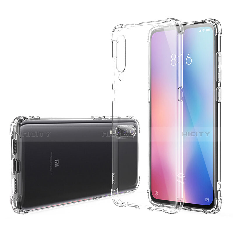 Custodia Silicone Trasparente Ultra Sottile Morbida T11 per Xiaomi Mi 9 Pro 5G Chiaro