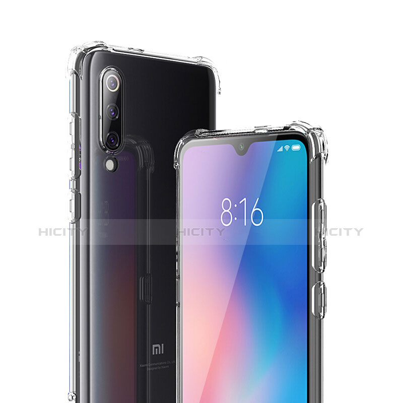 Custodia Silicone Trasparente Ultra Sottile Morbida T11 per Xiaomi Mi 9 SE Chiaro