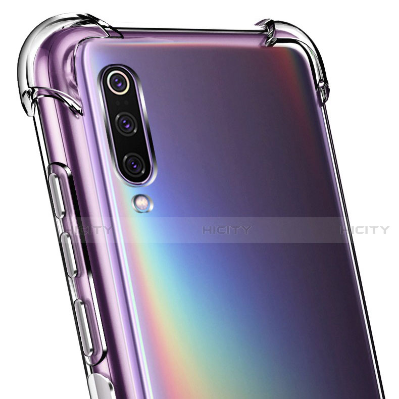 Custodia Silicone Trasparente Ultra Sottile Morbida T14 per Xiaomi Mi 9 Lite Chiaro