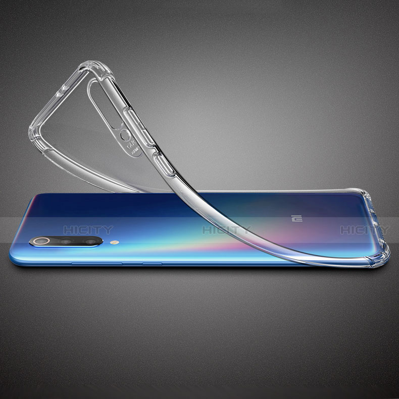 Custodia Silicone Trasparente Ultra Sottile Morbida T15 per Xiaomi Mi 9 Lite Chiaro