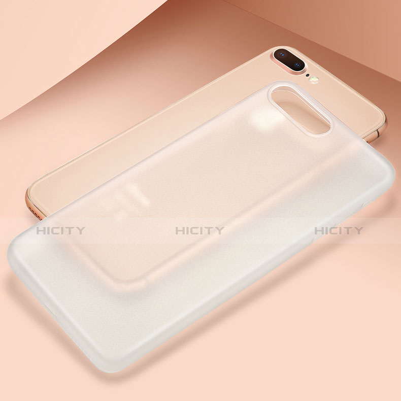 Custodia Silicone Trasparente Ultra Sottile Morbida T18 per Apple iPhone 8 Plus Chiaro