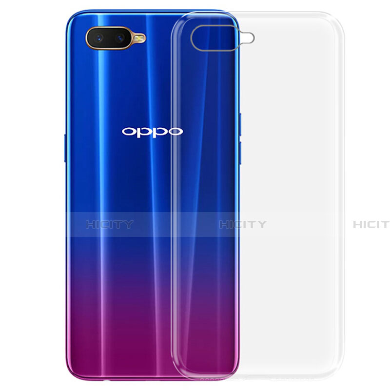 Custodia Silicone Trasparente Ultra Sottile Morbida Z03 per Oppo R15X Chiaro