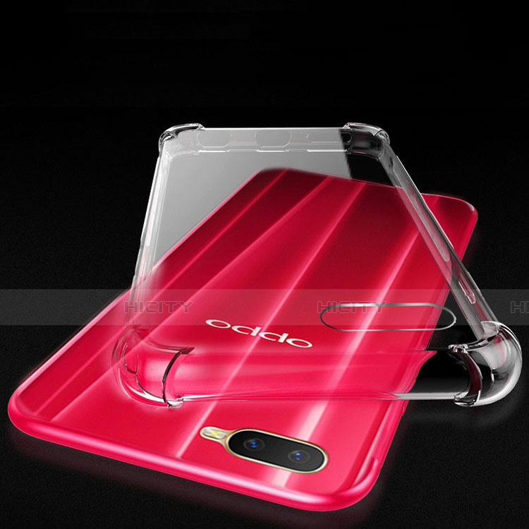 Custodia Silicone Trasparente Ultra Sottile Morbida Z05 per Oppo R17 Neo Chiaro