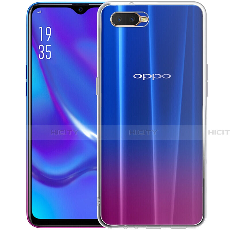 Custodia Silicone Trasparente Ultra Sottile Morbida Z07 per Oppo R15X Chiaro