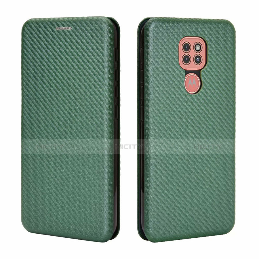 Custodia Silicone Ultra Sottile A Flip Morbida Cover Fronte e Retro 360 Gradi per Motorola Moto G9 Play