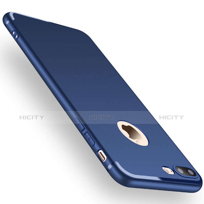 Custodia Silicone Ultra Sottile Cover Morbida Z15 per Apple iPhone 7 Plus Blu