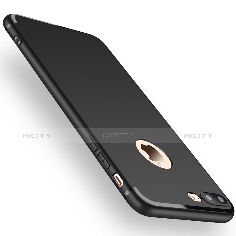 Custodia Silicone Ultra Sottile Cover Morbida Z15 per Apple iPhone 7 Plus Nero