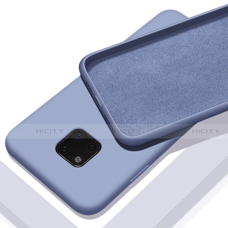 Custodia Silicone Ultra Sottile Morbida 360 Gradi Cover C01 per Huawei Mate 20 Pro Grigio