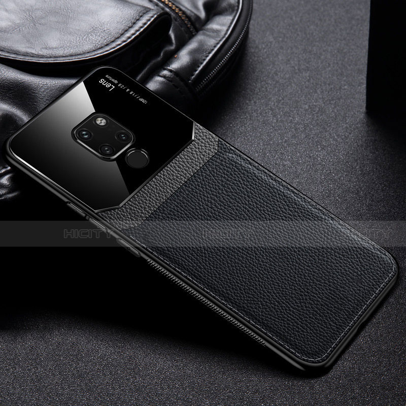 Custodia Silicone Ultra Sottile Morbida 360 Gradi Cover C01 per Huawei Mate 20 X 5G Nero