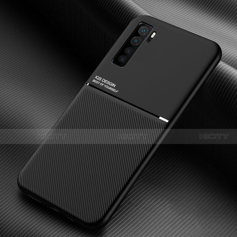 Custodia Silicone Ultra Sottile Morbida 360 Gradi Cover C01 per Huawei Nova 7 SE 5G Nero