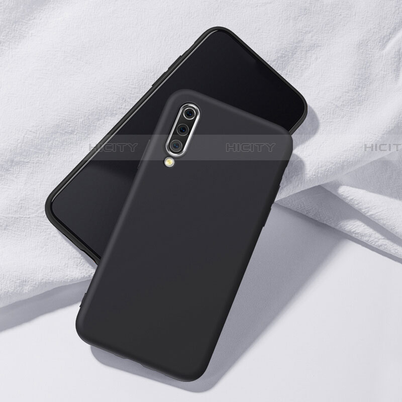 Custodia Silicone Ultra Sottile Morbida 360 Gradi Cover C01 per Samsung Galaxy A70 Nero