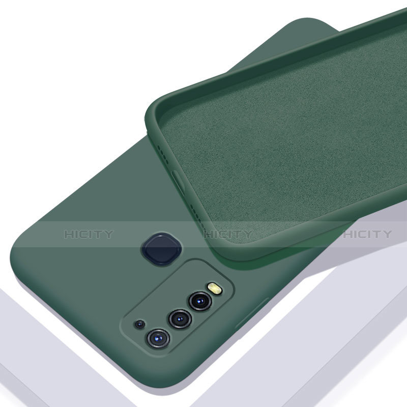 Custodia Silicone Ultra Sottile Morbida 360 Gradi Cover C01 per Vivo Y50 Verde